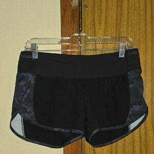ZYIA Black and Gray Women's Athletic Shorts